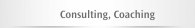 Consulting, Coaching